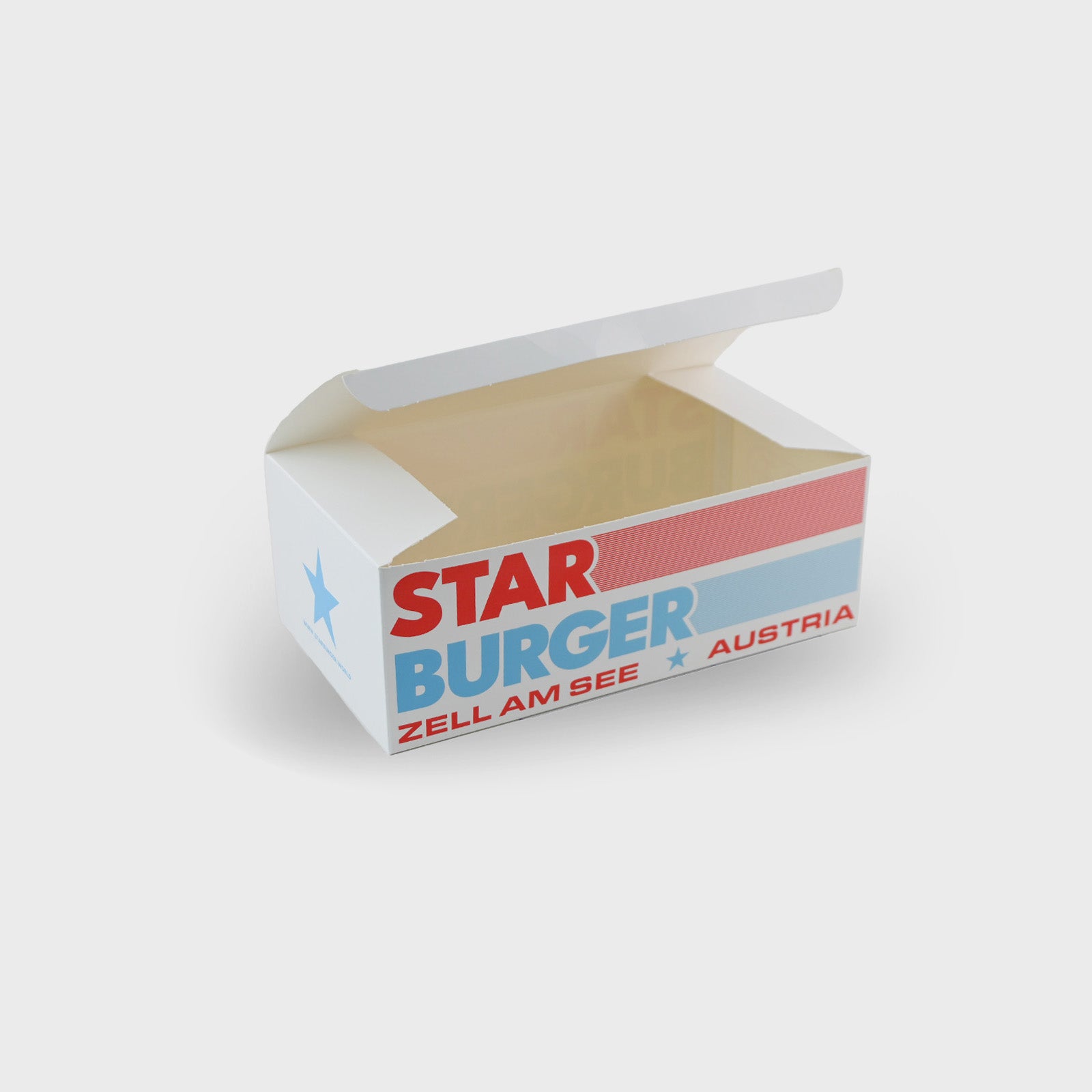 Custom Printed Food Boxes - Lock Bottom - Foldable - White
