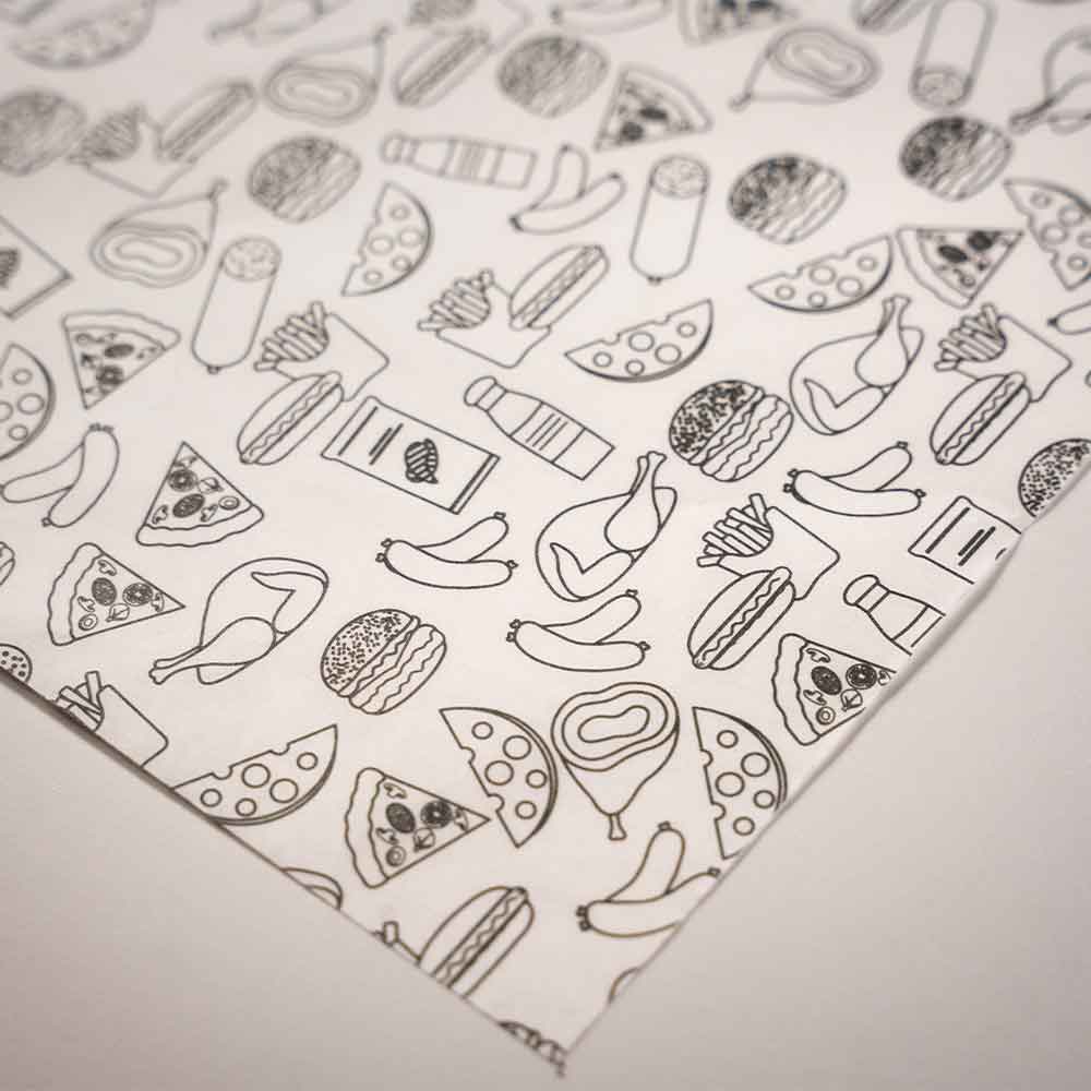 Pre-Designed Greaseproof Papers (33 x 50 cm)