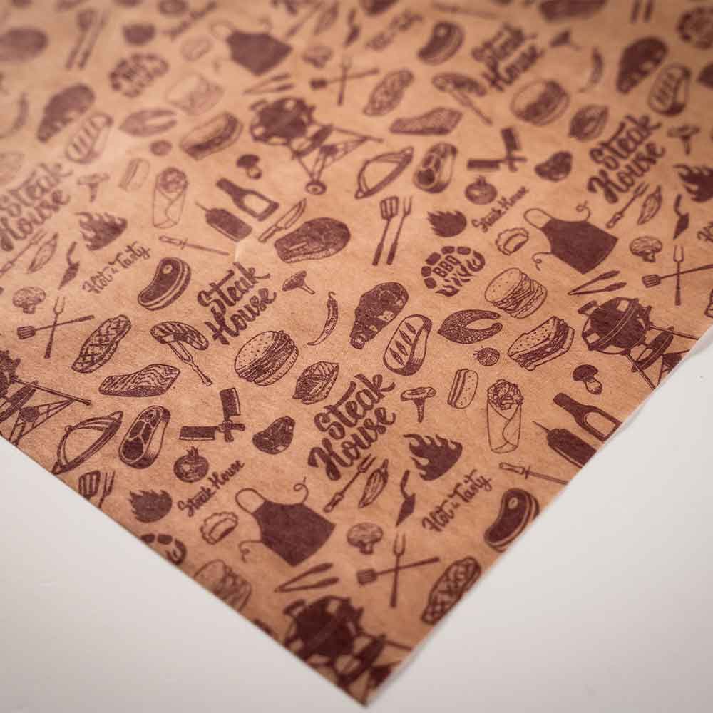 Pre-Designed Greaseproof Papers (33 x 50 cm)