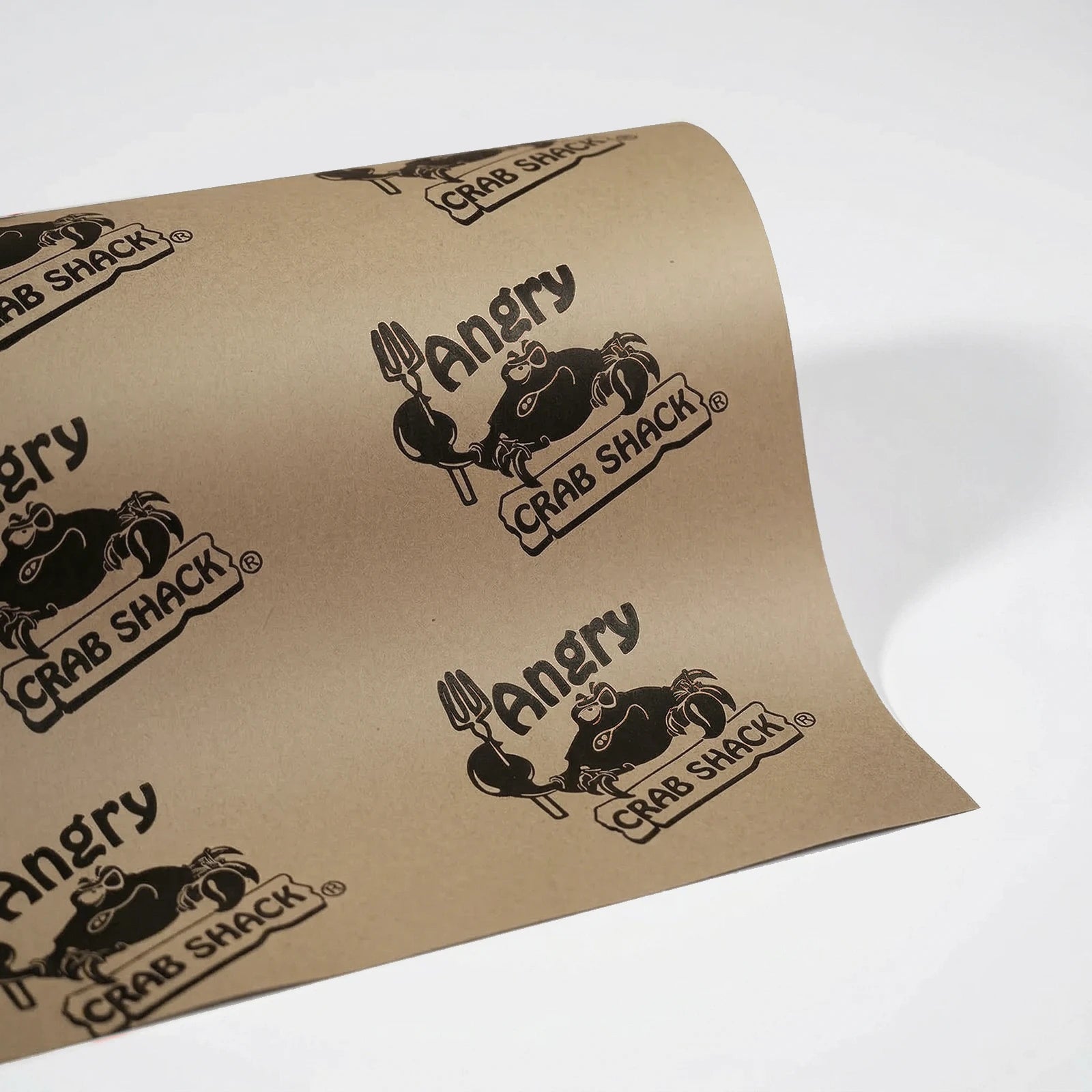 Printed Roll Greaseproof Paper - Brown - 1 Colour Custom Printing