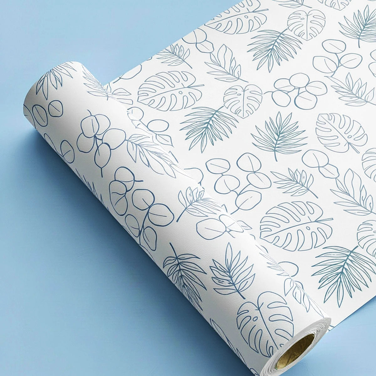 Printed Roll Tissue Paper - White - 1 Colour Custom Printing