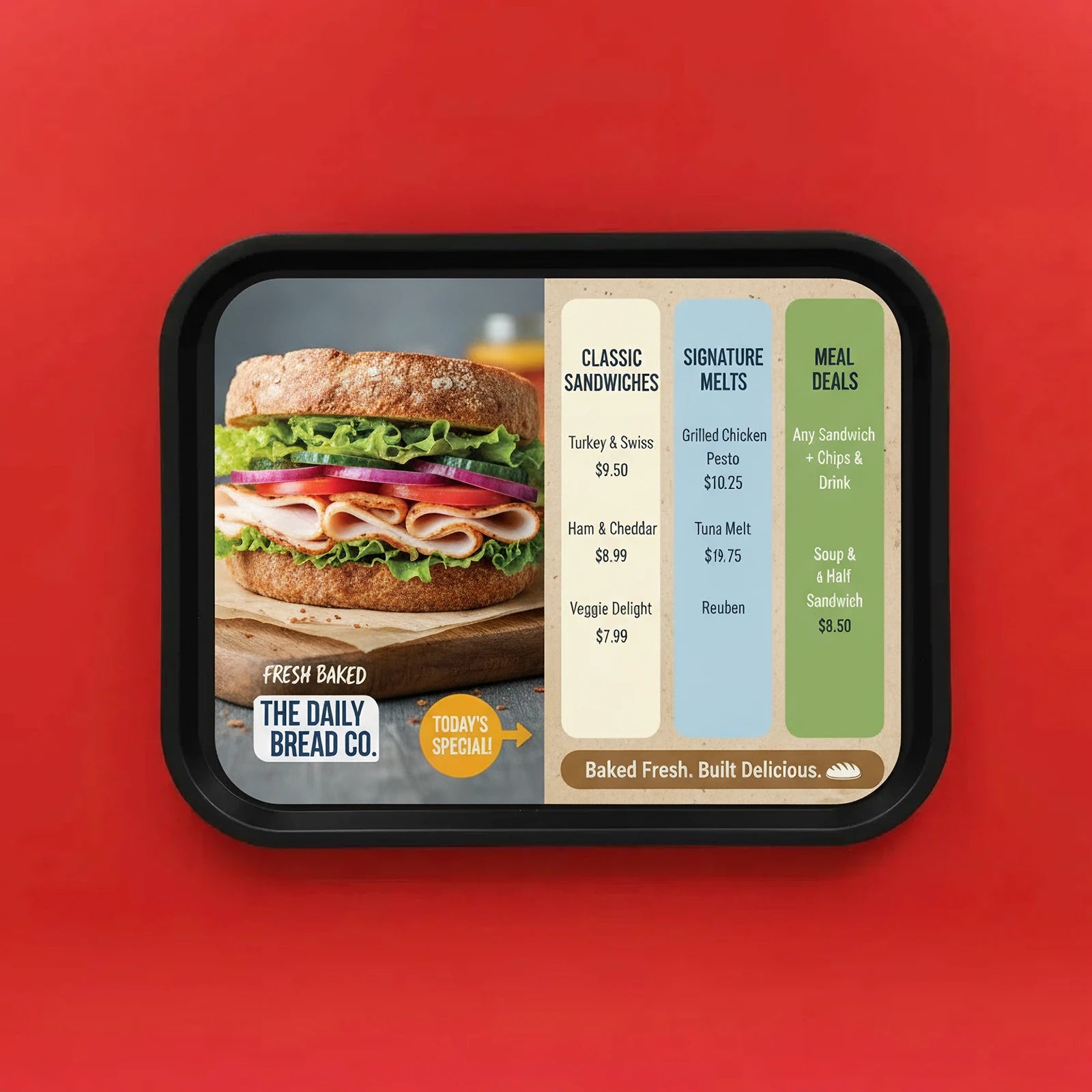Rounded Edge Tray Liner - 115 gsm - Glossy Paper