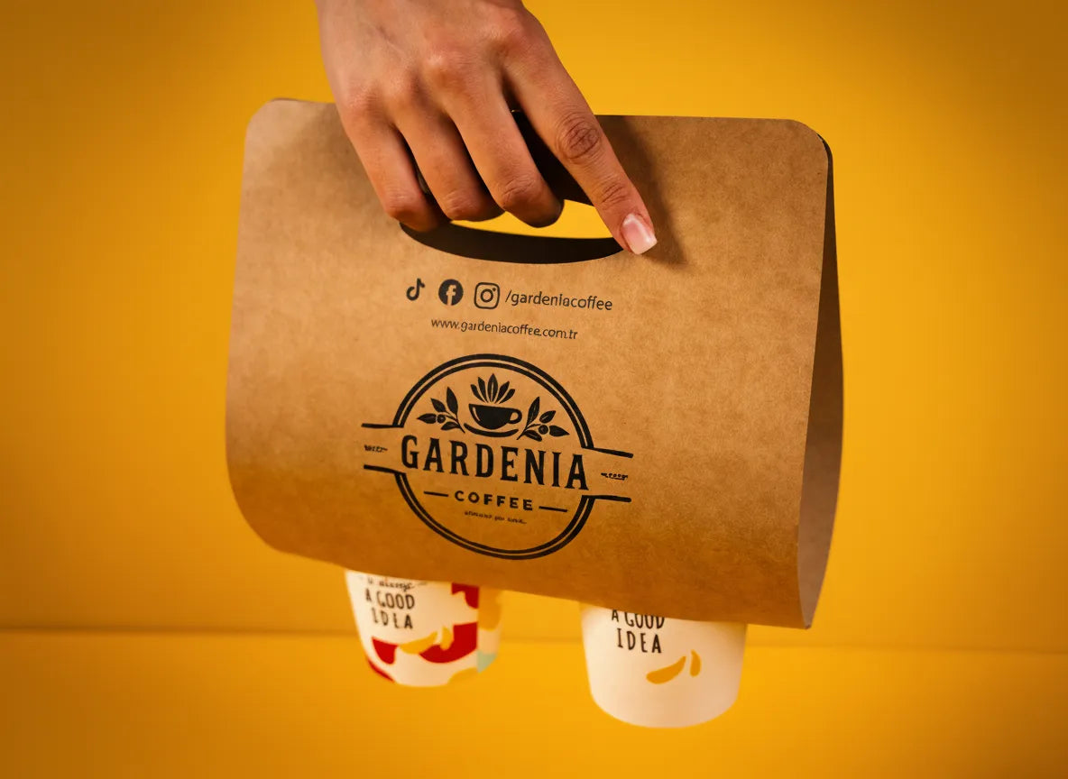 Custom Printed Coffee Cup Carrier