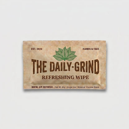 Custom Printed Wet Wipes - 120 x 70 mm - Kraft