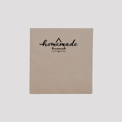 25 x 25cm Napkin - 2 Layer - Kraft