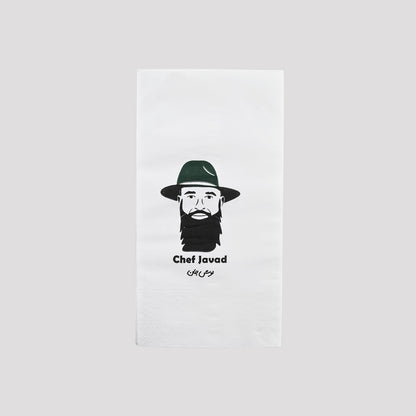 25 x 25 cm Napkin - 2 Layer - White