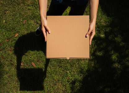 Custom Pizza Boxes - Digital Print - Kraft
