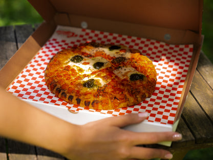 Custom Pizza Boxes - Digital Print - Kraft