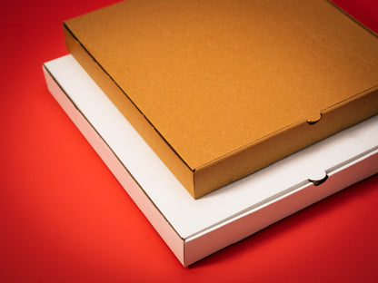Custom Pizza Boxes - Digital Print - Kraft