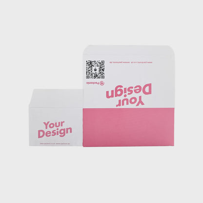 Custom Printed Food Boxes - Lock Bottom - Foldable - White