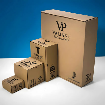 Custom Printed Shipping Box - Kraft