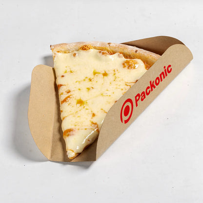 Custom Printed Pizza Slice Tray - Kraft