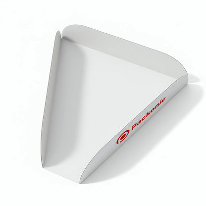 Custom Printed  Pizza Slice Tray - White