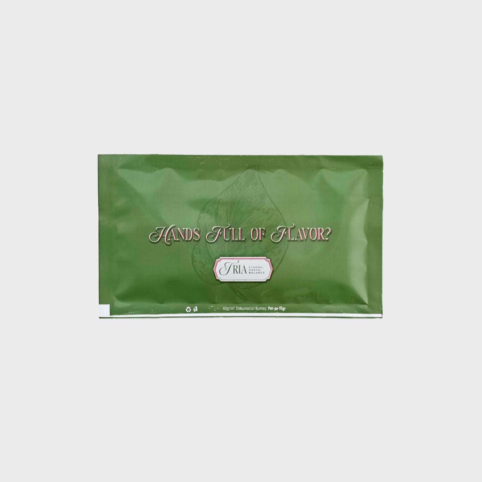 Custom Printed Wet Wipes - 140 x 93 mm - Triplex