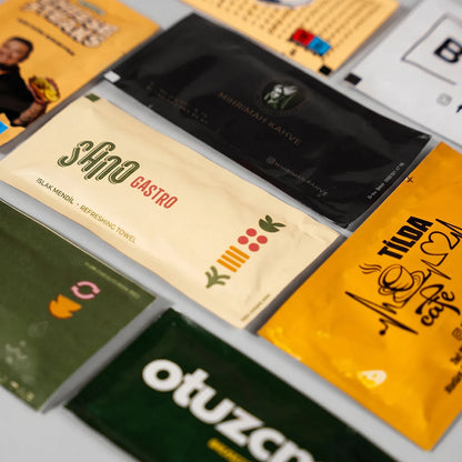 Custom Printed Wet Wipes - 140 x 93 mm - Paper