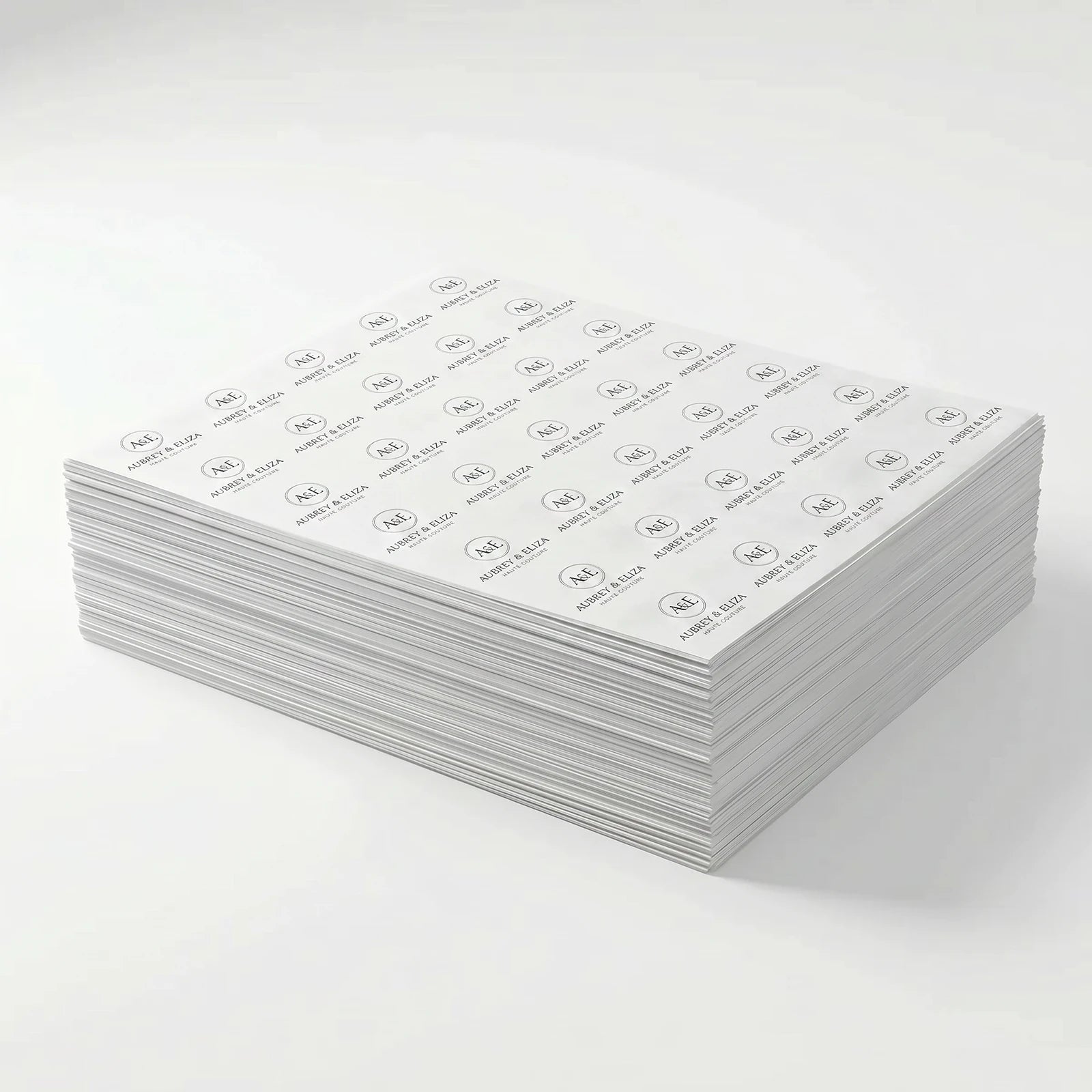 Wholesale Tissue Paper - White - 1 Colour Custom Print